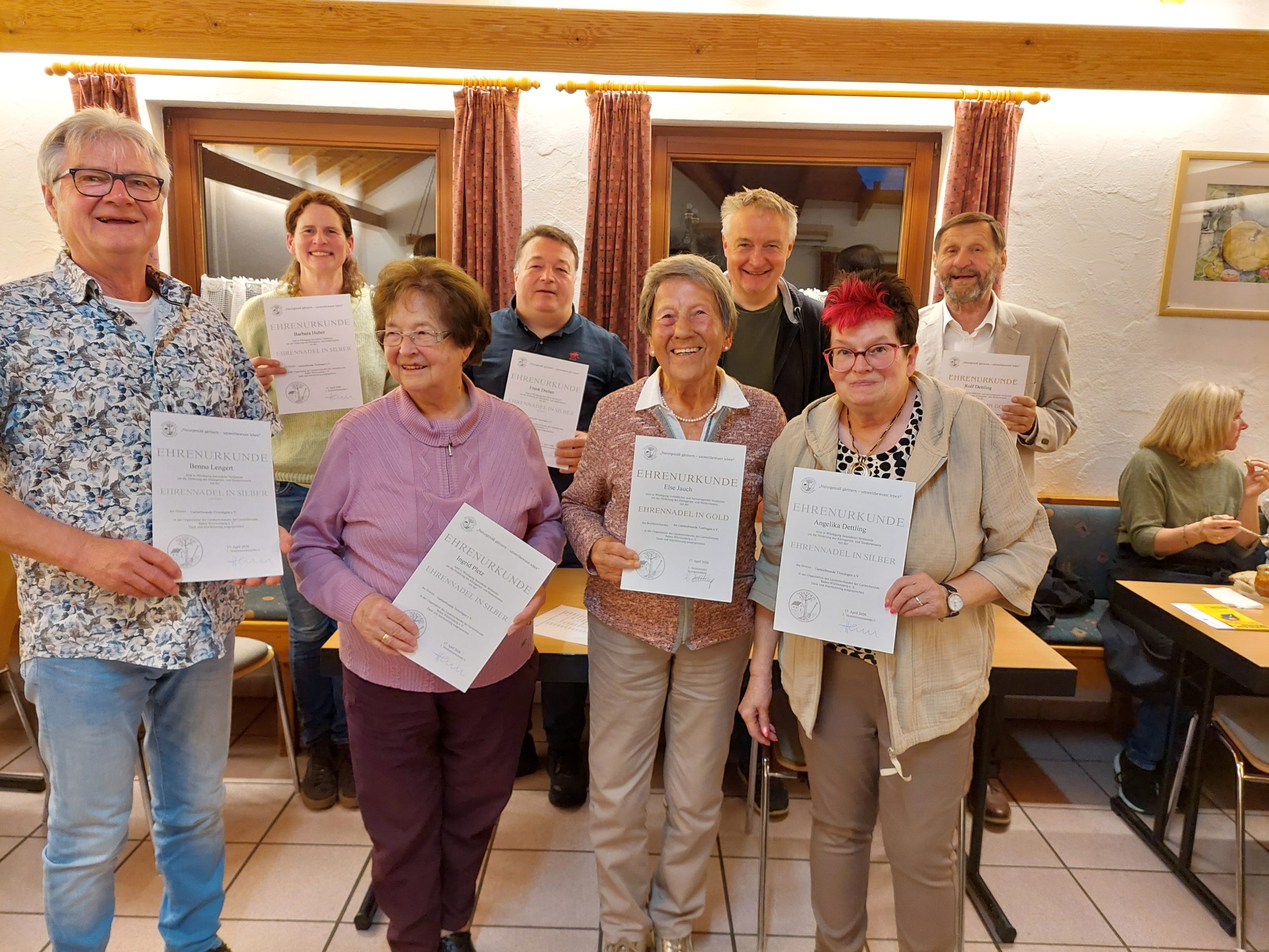 Gartenfreunde Trossingen Jubilare 2026